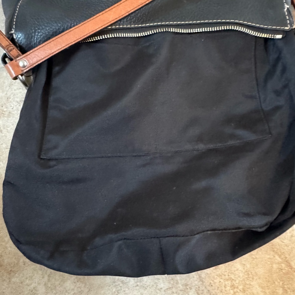 NWOT - Coach Black Leather Shoulder Bag - Picture 6 of 8